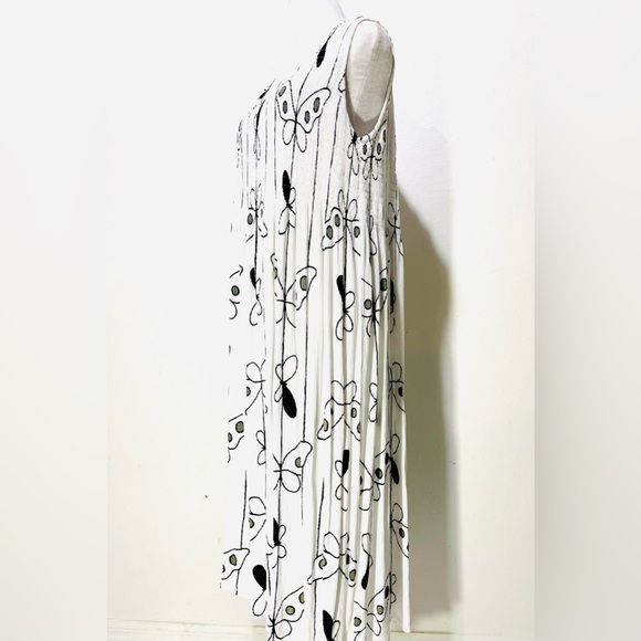 Mirror Image dress butterflies white casual beach resort summer Women’s XL - Picture 3 of 7